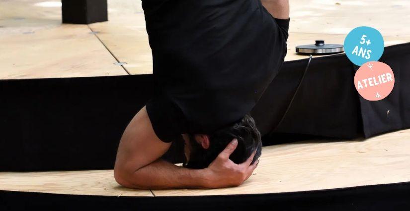Atelier acrobatique en duo parent-enfant avec la Cie La Meute, Ay-Roop, Rennes