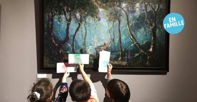 "Aventures en famille Le goût de la peinture", atelier sensoriel au Château de Fougères