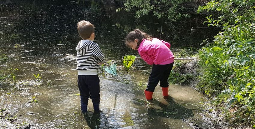 Les pieds dans la mare, dès 3 ans : Maison Pêche et Nature entre Lamballe et Dinan