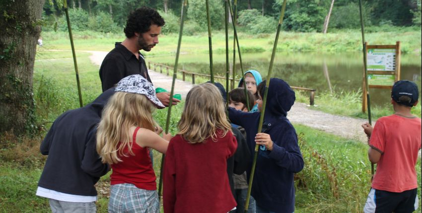 Pêche buissonnière, atelier canne à pêche et initiation à Jugon les Lacs