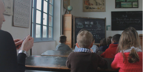 La dictée du certif au Musée de l'école Bothoa