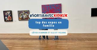 Top des expositions à voir en famille de Rennes à Saint Brieuc