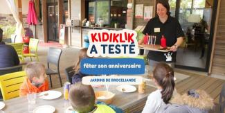 Kidiklik a testé un anniversaire en toute liberté aux Jardins de Brocéliande